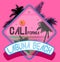 California Laguna Beach summer t shirt graphic design