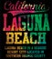 California laguna beach vector art