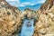 California nature - landscape, beautiful cove with rocks on the seaside in Garrapata State Park. County Monterey