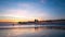 California Oceanside pier at sunset