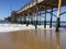 California Pier Underneath with Water