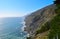 California Ragged Point Coastline at Mid-day