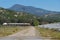 California Ranch Scene with Mt Cuyamaca