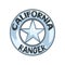 California ranger badge, American justice emblem vector Illustration on a white background
