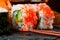 California rolls uramaki sushi