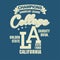 California sport T-shirt Typography design