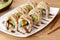 California sushi roll with eel, avocado and