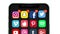 California, USA, June 16, 2020: Apple iPhone 11, X with icons of social media facebook, instagram, twitter, snapchat