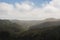 California valley and leading into mountainside