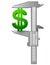 Caliper measures dollar symbol