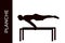 Calisthenics planche exercise for web and print