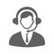 Call center, consultant, service, customer support icon