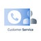 Call center operator, customer service, help desk, hot line, cold phone call marketing