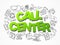 Call center sketch icons composition