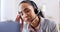 Call center, tired or woman frustrated in customer service consulting, conversation or explaining. Burnout, fatigue or