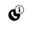 Call info icon. For web sites, mobile. Vector on isolated white background. EPS 10