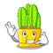 Call me cereus cactus with flower buds cartoon