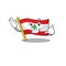 Call me flag lebanon with the character shape