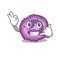 Call me funny eosinophil cell mascot picture style
