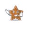 Call me funny gingerbread star mascot picture style