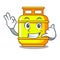 Call me gas tank cylinder Isolated on mascot