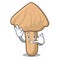 Call me inocybe mushroom mascot cartoon