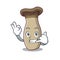 Call me king trumpet mushroom mascot cartoon