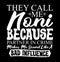 they call me noni because partner in crime makes me sound like a bad influence vintage t shirt design