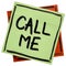 Call me reminder note