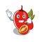 Call me tamarillo betaceum with in mascot shape