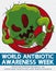 Call to Action Against Bacteria Resistance in Antibiotic Awareness Week, Vector Illustration