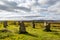 Callanish Stone Circle 3 on the Isle of Lewis in the Western Isles