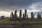 Callanish Stone Circle on the Isle of Lewis in the Outer Hebrides of Scotland.