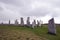 The `Callanish Stones` on the Isle of Lewis in Scotland