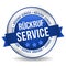 Callback Service Badge Button Banner - German-Translation: Rueckruf Service