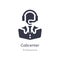 callcenter icon. isolated callcenter icon vector illustration from professions collection. editable sing symbol can be use for web