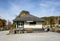 Callicoon NY Train Station on a bright fall day