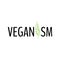 Calligraphic and typographic Handwritten veganism lettering, for vegan vegetarian people. Vector illustration, food design