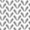 Calligraphy corn seamless vector white pattern