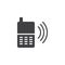 Calling phone vector icon