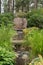 Calm and beautiful memorial in a cemetery in Mariestad Sweden