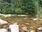 A calm bend of the South Fork River near Wallace, Idaho. You can feel the coolness of the water simply by looking