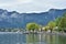 Calm cloudy day at Attersee