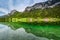 Calm dawn at Hintersee lake, Alps