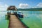 Calm Lake Peten in Guatemala