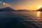Calm Lake Thun Sunset