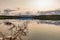 Calm Little Salmon Lake landscape Yukon Canada