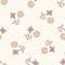 Calm newborn minimal butterfly seamless pattern. Gender neutral baby nursery decor background. Scandi style sketch