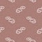 Calm newborn minimal seamless cloud pattern. Gender neutral baby nursery decor background. Scandi style sketch wallpaper