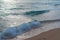 Calm ocean waves on a Hawaiian beach